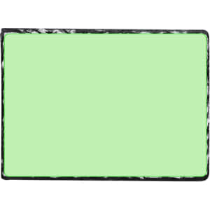 A green sublimation plaque with a black marbled border, designed for awards and trophies.