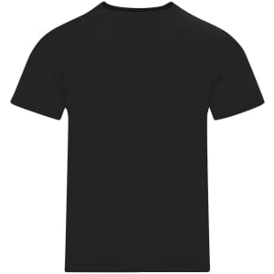 A black Cocker Kids T-Shirt with short sleeves and a plain design. The shirt has a branded logo on it.
