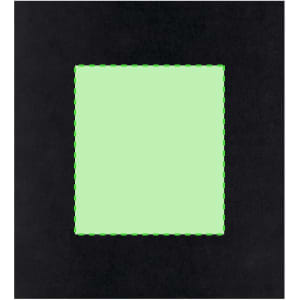 A black square frame features a central light green insert, ideal for showcasing photographs or artwork.