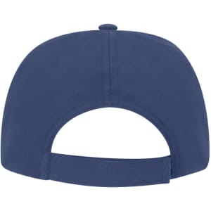 A navy blue cap with an adjustable strap and no visible branding, shown from the back.