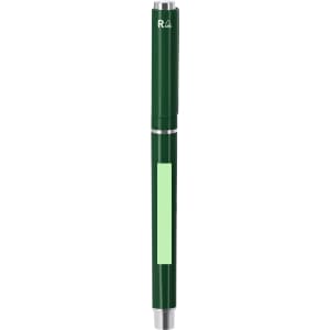 A green Osmond Roller pen with a sleek design and a branding logo on the upper part.