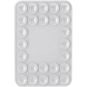 A white tray with 20 circular cups arranged in a rectangle, suitable for holding small items or samples.