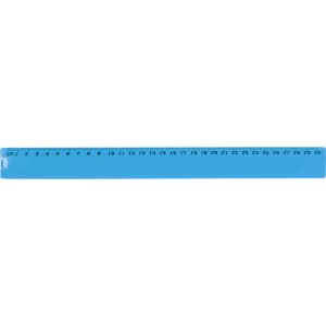 A blue Flexor Ruler featuring clear measurements from 0 to 30 centimetres. It has a branding logo.