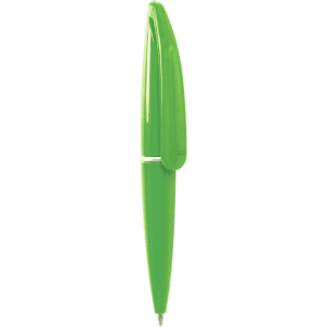 A bright green Hall Mini Pen with a sleek design and a clip. The pen has a logo on its body.