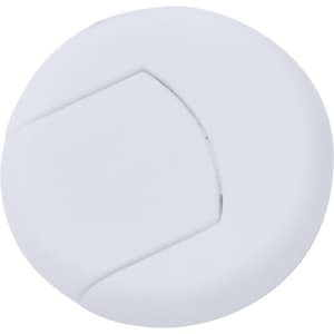A white Apek Card Reader with a smooth, rounded design and a subtle indent. Features a logo on the surface.
