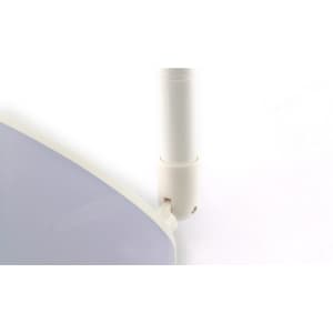 A white and purple Usak Card Reader featuring a joining connector for portability or attachment.