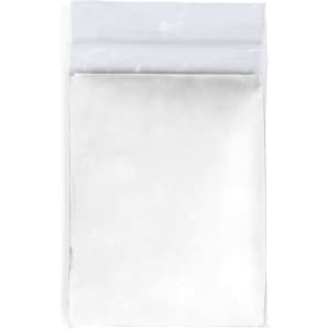 A white removable raincoat packed in a transparent sleeve with a secure closure. The product features a minimalistic design.