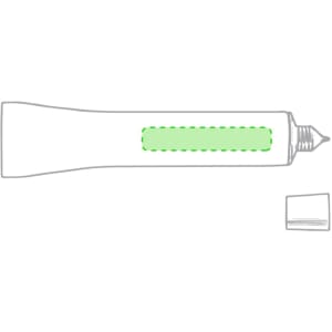 A green Tib Pen with a sleek design and a removable cap. The pen features a logo on its body.