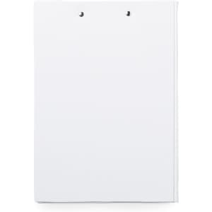 A white Clasor Folder featuring a two-hole binder design, suitable for organising documents.