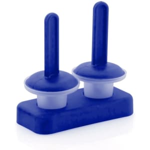 A blue Thade Mold Set featuring two moulds on a base. It has a simple design with rounded tops.