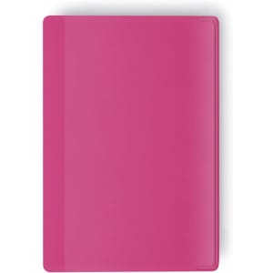 A pink Kazak Card Holder with a smooth finish, featuring a logo on the front.