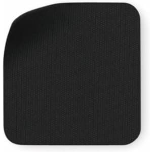 A black cleaning cloth with a textured surface, designed for screens and other delicate surfaces.