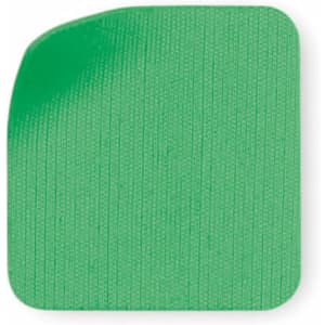 A green cleaning cloth with a textured surface, ideal for screens and technology. Features a rounded corner.