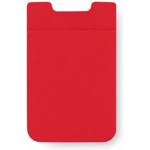 A red multipurpose pouch with a simple, smooth design and no visible branding.