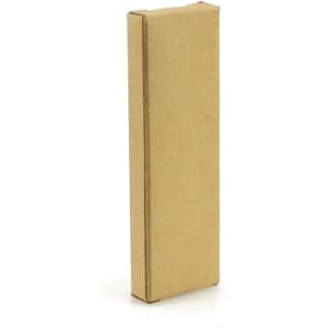 A brown cardboard box, rectangular in shape, with a plain exterior and no visible branding.