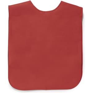 A red Cambex Vest, designed as a sports uniform bib, featuring a simple, smooth design and a logo.