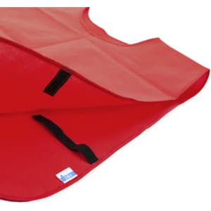 A red Cambex Vest featuring an inner layer and a brand logo, designed as a sports uniform bib.