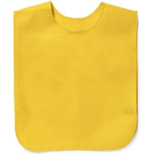 A bright yellow Cambex vest with a rounded neck and no sleeves, featuring a logo on the side.