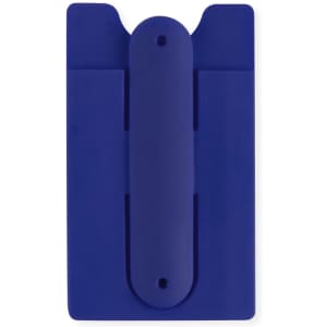 A blue Blizz Multipurpose Pouch with a central handle and two side slots, featuring a logo.