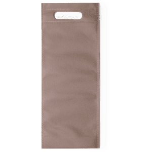 A practical brown bag with a handle, featuring a simple design and no visible branding.