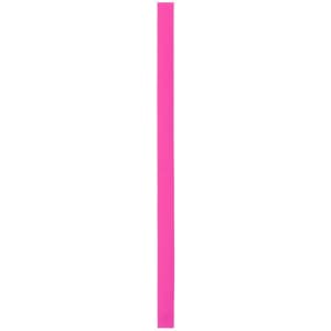 A pink Mendol Bracelet displayed upright, featuring a logo on its surface.
