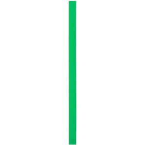 A green Plasker Bracelet, a slim and flexible wristband, suitable for events and exhibitions.