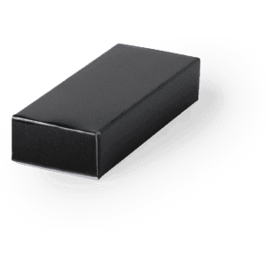 A black gift box with a sleek design, suitable for packaging tech products like flash drives.