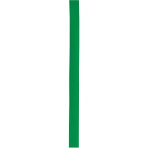 A green polyester hatband with a smooth texture, suitable for enhancing hats. It includes a branding logo.