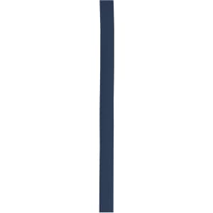 A dark blue polyester hatband with a simple, slim design and a logo.