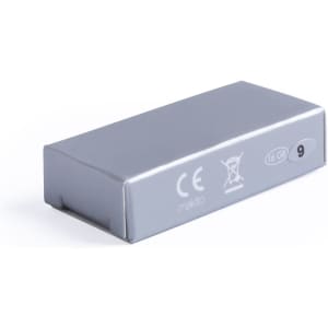 A silver USB memory stick, 16GB, with a minimalistic design and branding on one side.