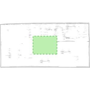 A green absorbent towel is displayed on a plain background, featuring a simple outline and a logo.