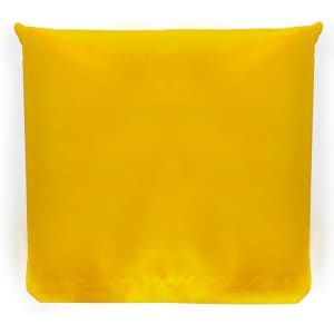 A bright yellow foldable bag with a simple design and no visible logos or branding.