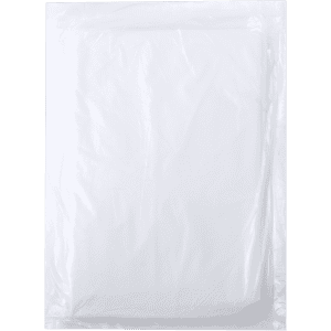 A white Reizon Raincoat packaged in clear plastic, featuring a logo on the front.
