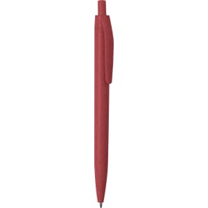 A red Wipper Pen featuring a sleek design and a clip for easy attachment. The pen has a logo on its side.