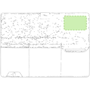 A grey Tronser Holder Organizer with a designated area for a logo or branding. It features textured surfaces and compartments.