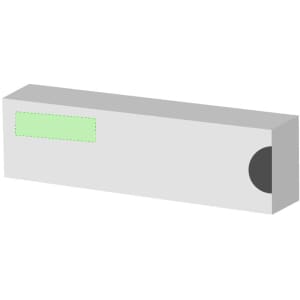 A grey box packaging for the Jotter Original Pen, featuring a round cutout and a small blank area.