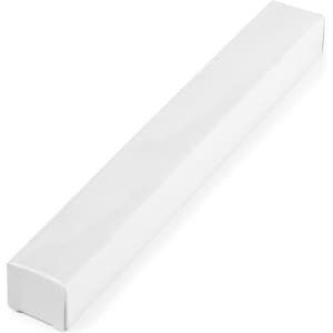 A white rectangular box with a smooth finish, designed for packaging various items.