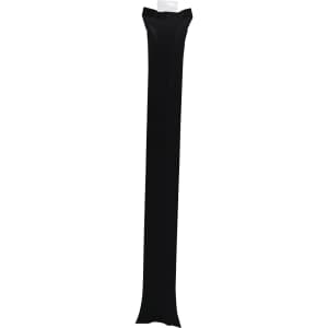 A black cheering stick with a hollow design, suitable for promotional use. It features a branding logo.