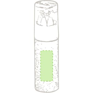 A grey-lead pencil set featuring a cylindrical container with a mint green accent and a logo.