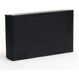 A black gift box with a smooth finish, featuring no visible branding or text.
