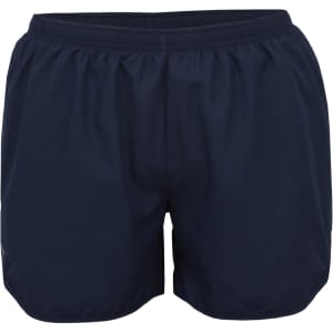 Dri Gear XTF shorts for women in navy blue, featuring an elastic waistband and a logo.