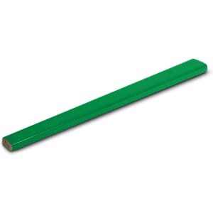 A green carpenter's pencil designed for precise marking.