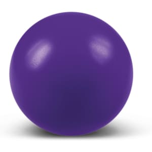 A purple stress ball designed for fun and stress relief.
