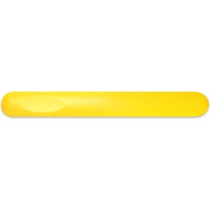 A yellow nail file designed for personal grooming in the health and beauty category.
