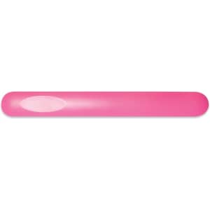A pink nail file designed for personal grooming and nail care.
