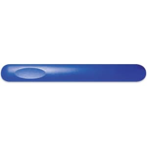 A nail file in a sleek blue design, designed for shaping and smoothing nails.