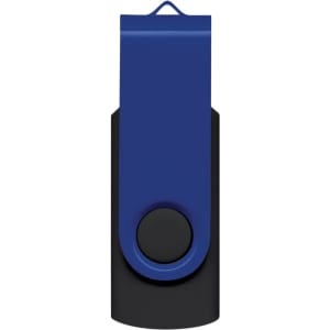 An 8GB Helix Flash Drive in a blue and black design.