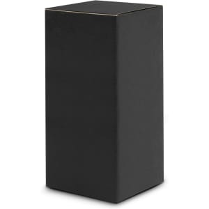 A black packaging box with a sleek design, designed for the Winston HiBall Glass.