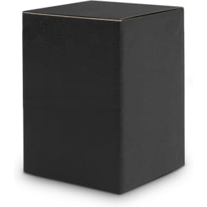 A black cardboard box suitable for packaging.