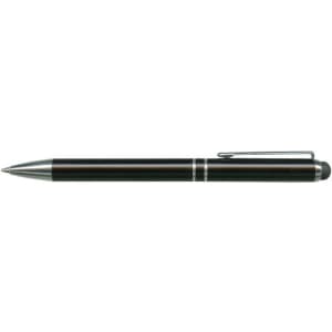 A Bermuda Stylus Pen is featured, showcasing a sleek black metal design with a silver clip and accents.